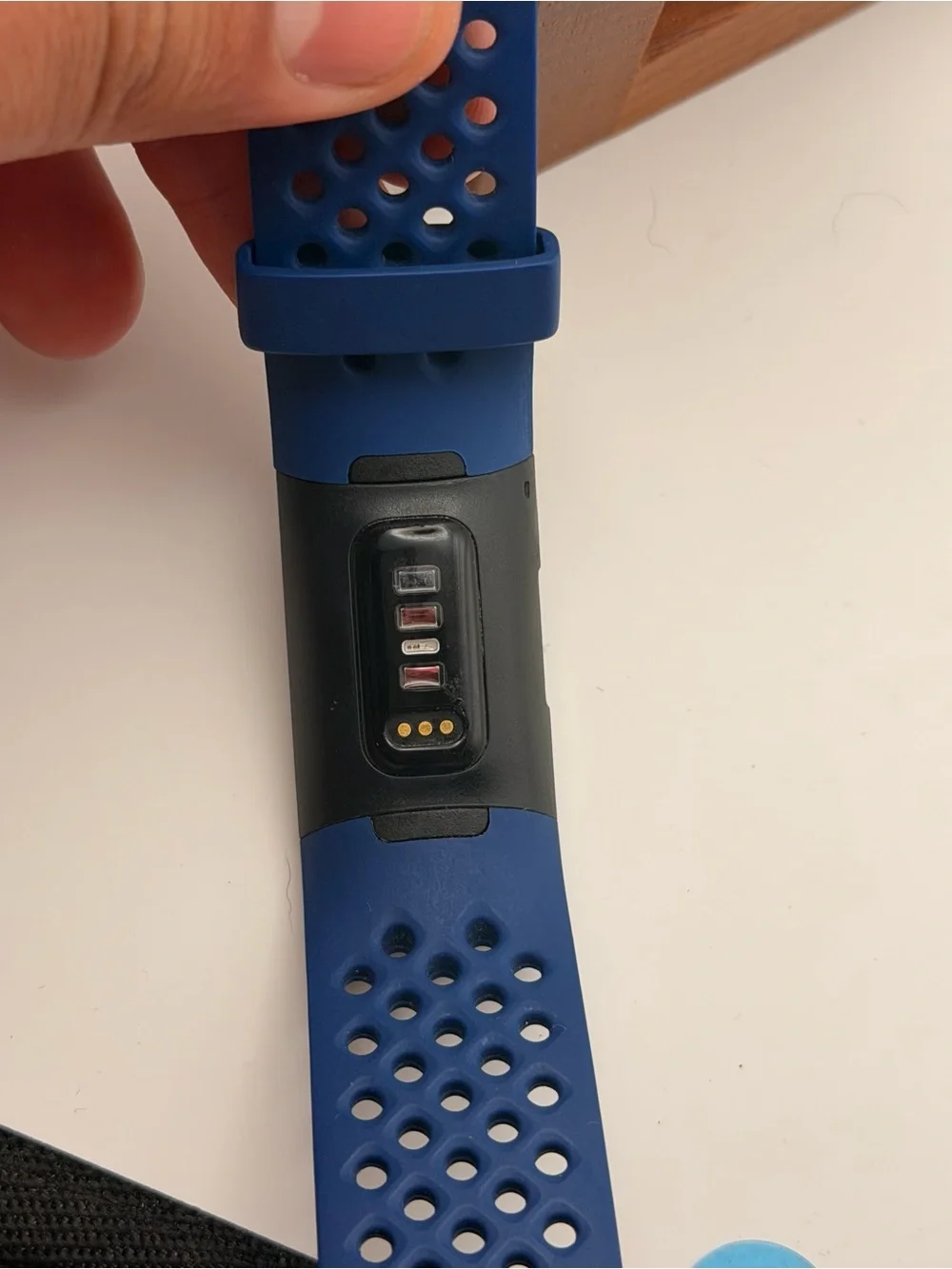 Fitbit Charge 4 Black/Blue, Tested, New Band, Charger Included